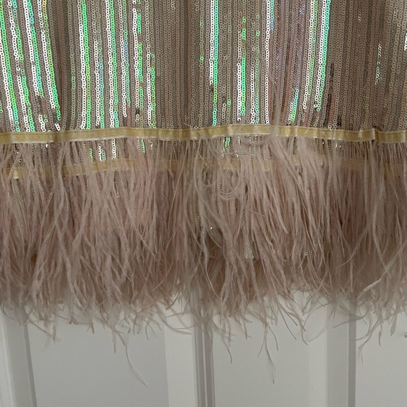 Sequin and Feather Tank Top - Picture 2 of 4